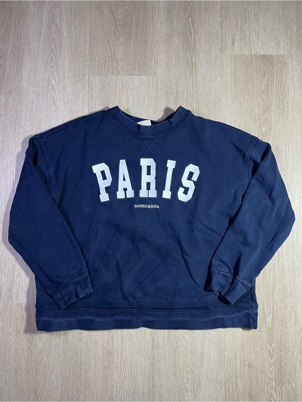Scotch & Soda Navy Pullover with Branded Tag